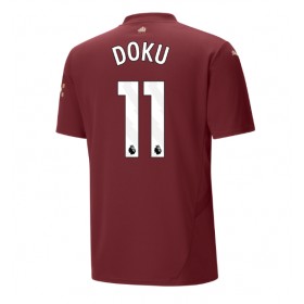 Manchester City Jeremy Doku #11 Tredje skjorte 2024-25 Kortermet